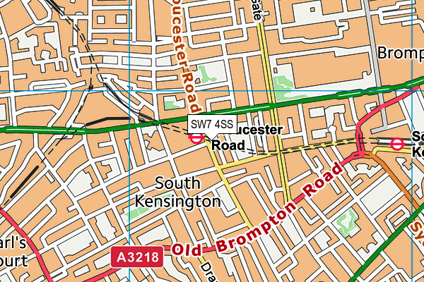 Map of GLOUCESTER ROAD TOURIST INFORMATION SERVICES LIMITED at district scale