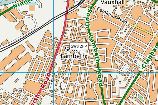 Herbert Morrison Primary School map (SW8 2HP) - OS VectorMap District (Ordnance Survey)
