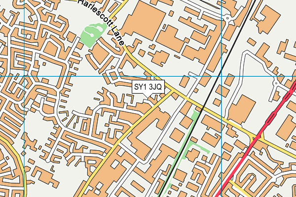 SY1 3JQ map - OS VectorMap District (Ordnance Survey)