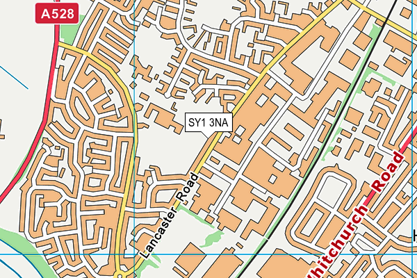 SY1 3NA map - OS VectorMap District (Ordnance Survey)