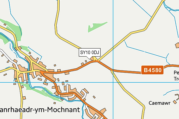 SY10 0DJ map - OS VectorMap District (Ordnance Survey)