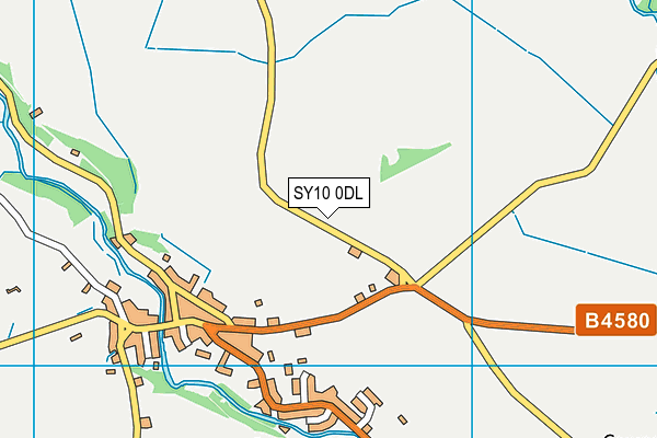 SY10 0DL map - OS VectorMap District (Ordnance Survey)