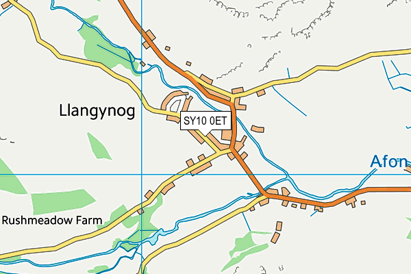 SY10 0ET map - OS VectorMap District (Ordnance Survey)