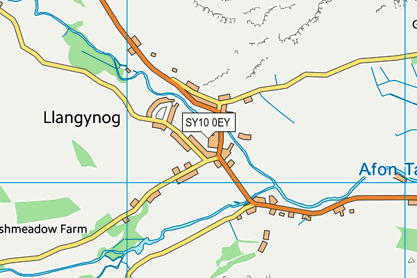 SY10 0EY map - OS VectorMap District (Ordnance Survey)