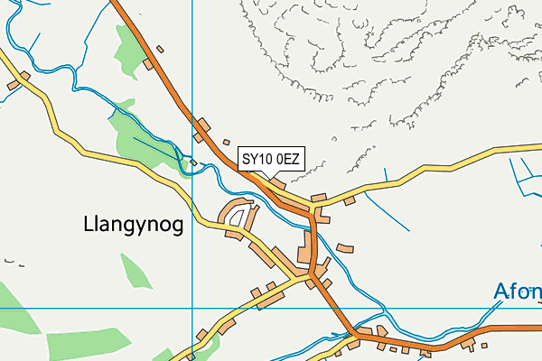 SY10 0EZ map - OS VectorMap District (Ordnance Survey)