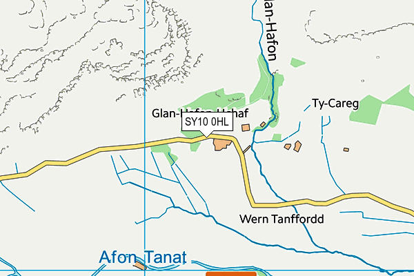 SY10 0HL map - OS VectorMap District (Ordnance Survey)