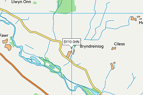 SY10 0HN map - OS VectorMap District (Ordnance Survey)