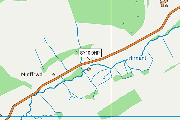 SY10 0HP map - OS VectorMap District (Ordnance Survey)