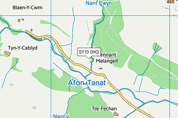 SY10 0HQ map - OS VectorMap District (Ordnance Survey)