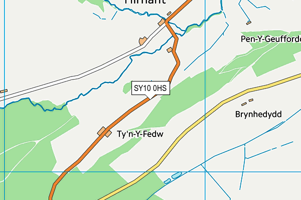 SY10 0HS map - OS VectorMap District (Ordnance Survey)