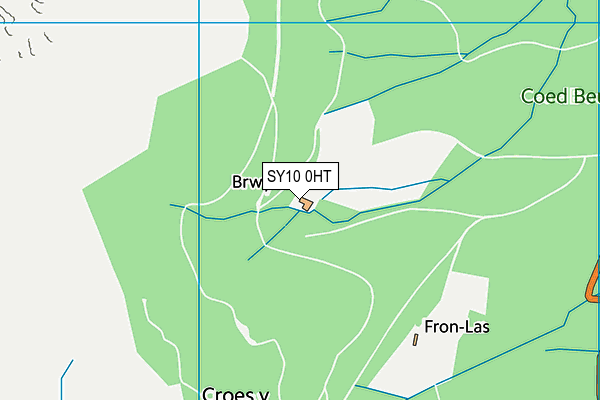 SY10 0HT map - OS VectorMap District (Ordnance Survey)