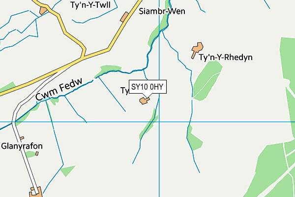 SY10 0HY map - OS VectorMap District (Ordnance Survey)