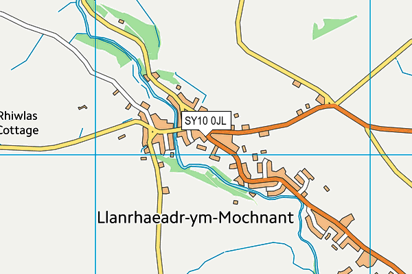 SY10 0JL map - OS VectorMap District (Ordnance Survey)