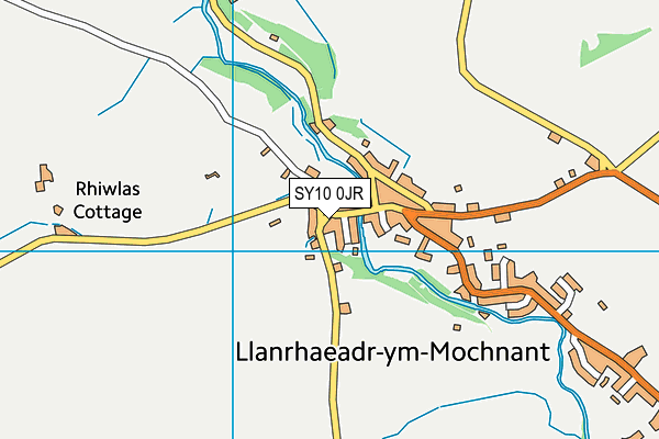 SY10 0JR map - OS VectorMap District (Ordnance Survey)