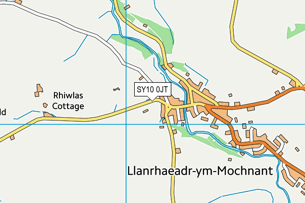 SY10 0JT map - OS VectorMap District (Ordnance Survey)