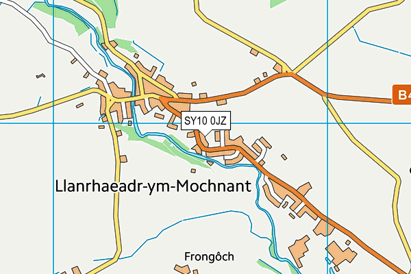SY10 0JZ map - OS VectorMap District (Ordnance Survey)