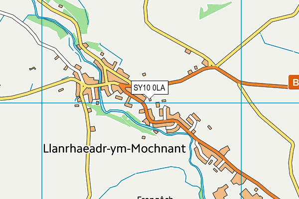 SY10 0LA map - OS VectorMap District (Ordnance Survey)