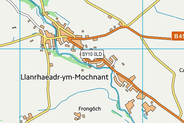 SY10 0LD map - OS VectorMap District (Ordnance Survey)