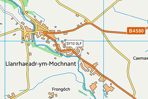 SY10 0LF map - OS VectorMap District (Ordnance Survey)