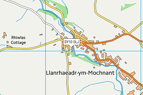 SY10 0LJ map - OS VectorMap District (Ordnance Survey)