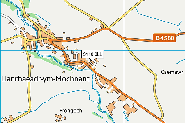 SY10 0LL map - OS VectorMap District (Ordnance Survey)