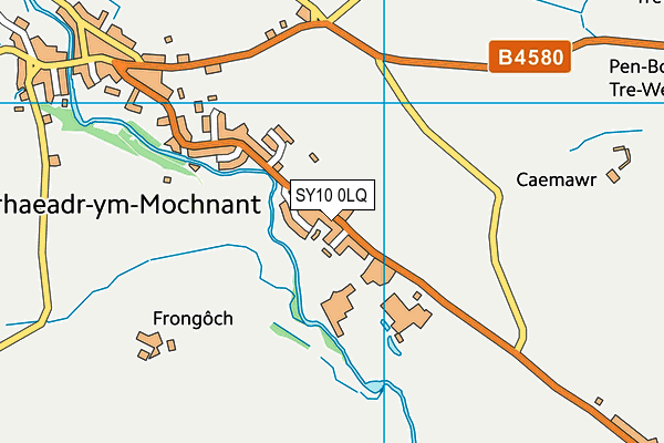 SY10 0LQ map - OS VectorMap District (Ordnance Survey)