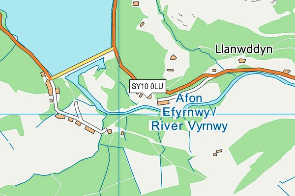 SY10 0LU map - OS VectorMap District (Ordnance Survey)