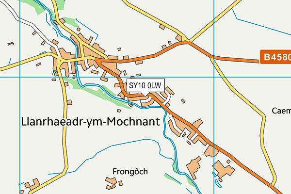 SY10 0LW map - OS VectorMap District (Ordnance Survey)