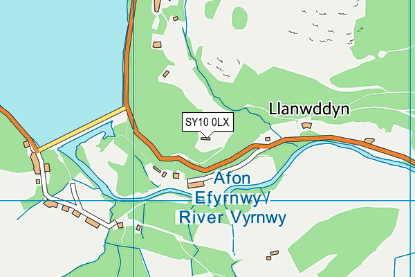 SY10 0LX map - OS VectorMap District (Ordnance Survey)