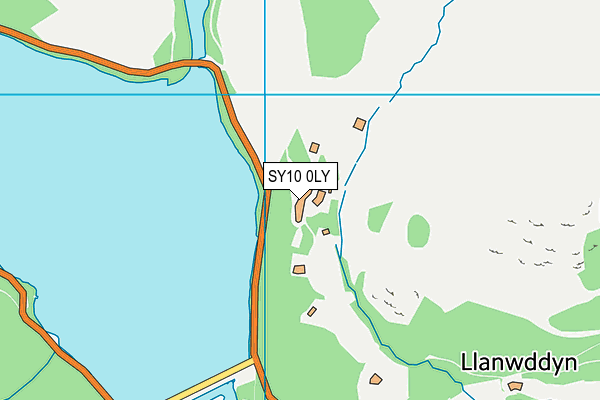 SY10 0LY map - OS VectorMap District (Ordnance Survey)