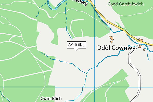 SY10 0NL map - OS VectorMap District (Ordnance Survey)