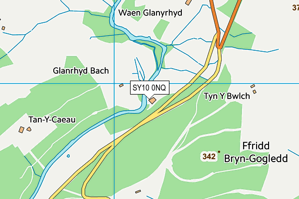 SY10 0NQ map - OS VectorMap District (Ordnance Survey)