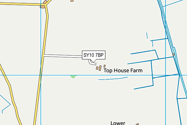 SY10 7BP map - OS VectorMap District (Ordnance Survey)