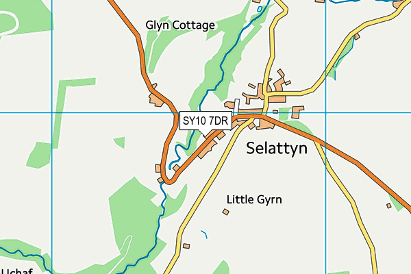 SY10 7DR map - OS VectorMap District (Ordnance Survey)