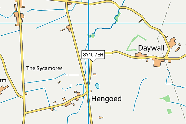 SY10 7EH map - OS VectorMap District (Ordnance Survey)