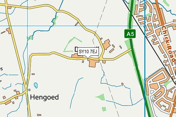 SY10 7EJ map - OS VectorMap District (Ordnance Survey)