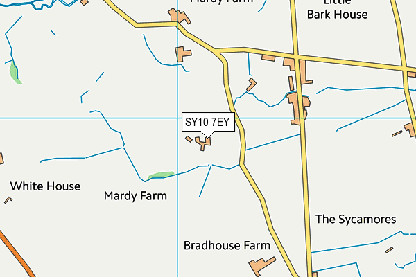 SY10 7EY map - OS VectorMap District (Ordnance Survey)