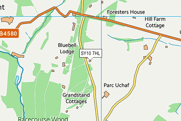 SY10 7HL map - OS VectorMap District (Ordnance Survey)