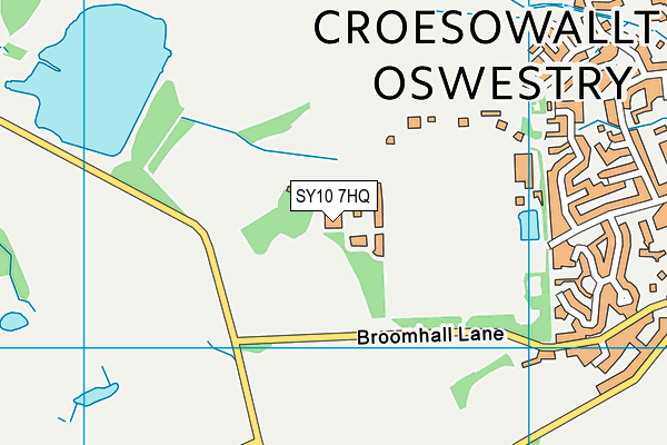 SY10 7HQ map - OS VectorMap District (Ordnance Survey)