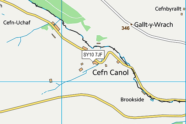 SY10 7JF map - OS VectorMap District (Ordnance Survey)