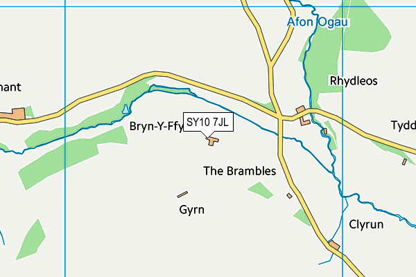 SY10 7JL map - OS VectorMap District (Ordnance Survey)