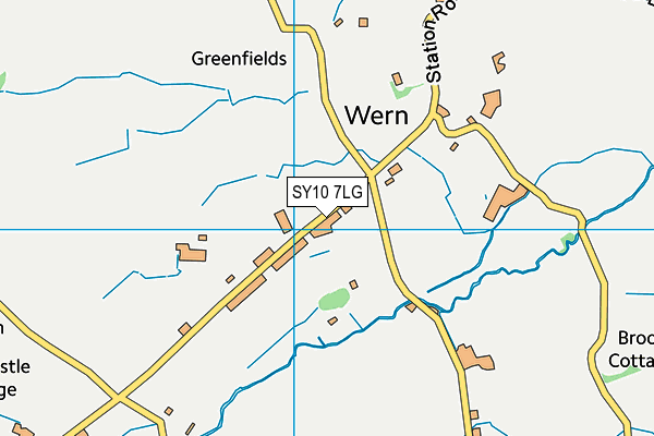 SY10 7LG map - OS VectorMap District (Ordnance Survey)