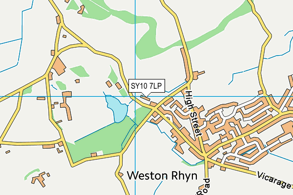 SY10 7LP map - OS VectorMap District (Ordnance Survey)