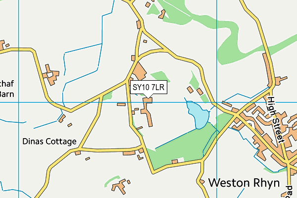 SY10 7LR map - OS VectorMap District (Ordnance Survey)