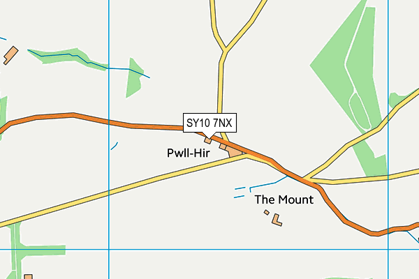 SY10 7NX map - OS VectorMap District (Ordnance Survey)