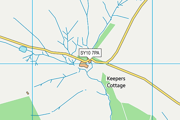 SY10 7PA map - OS VectorMap District (Ordnance Survey)