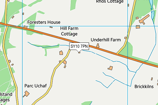 SY10 7PN map - OS VectorMap District (Ordnance Survey)