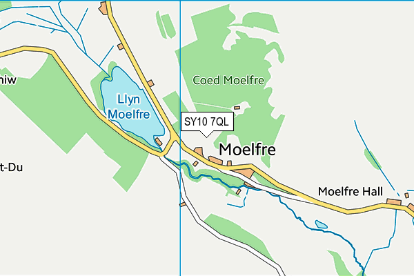 SY10 7QL map - OS VectorMap District (Ordnance Survey)