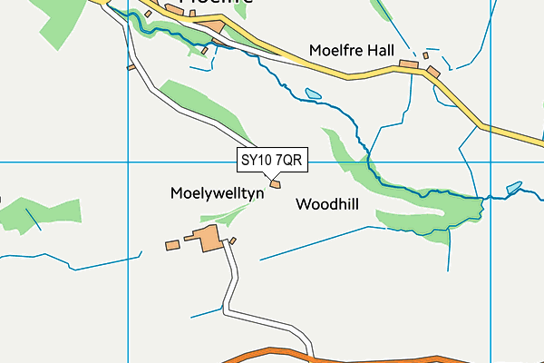 SY10 7QR map - OS VectorMap District (Ordnance Survey)