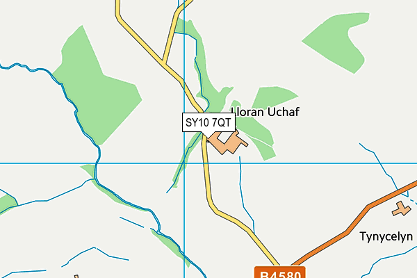 SY10 7QT map - OS VectorMap District (Ordnance Survey)